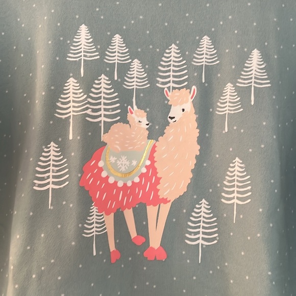 Lauren Conrad Holiday Lama Pajamas - Picture 2 of 5